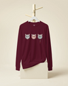 The Kabuki Neko Trio Unisex Long Sleeve Tee - Samurai Original