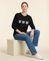 The Kabuki Neko Trio Unisex Long Sleeve Tee - Samurai Original
