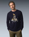 The Kagemusha Sumi-e Japanese Art Unisex Long Sleeve Tee - Samurai Original
