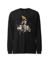 The Kagemusha Sumi-e Japanese Art Unisex Long Sleeve Tee Black - Samurai Original