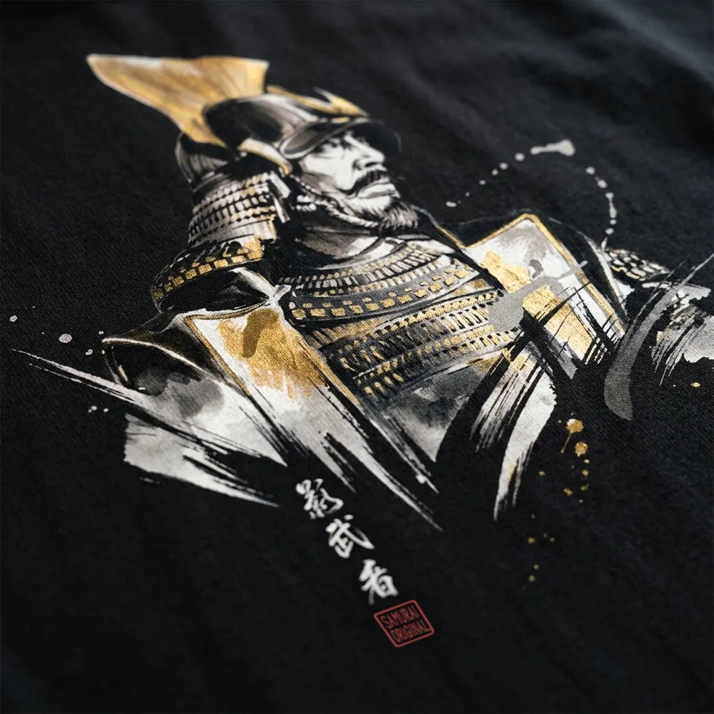 The Kagemusha Sumi-e Organic T-shirt - Samurai Original