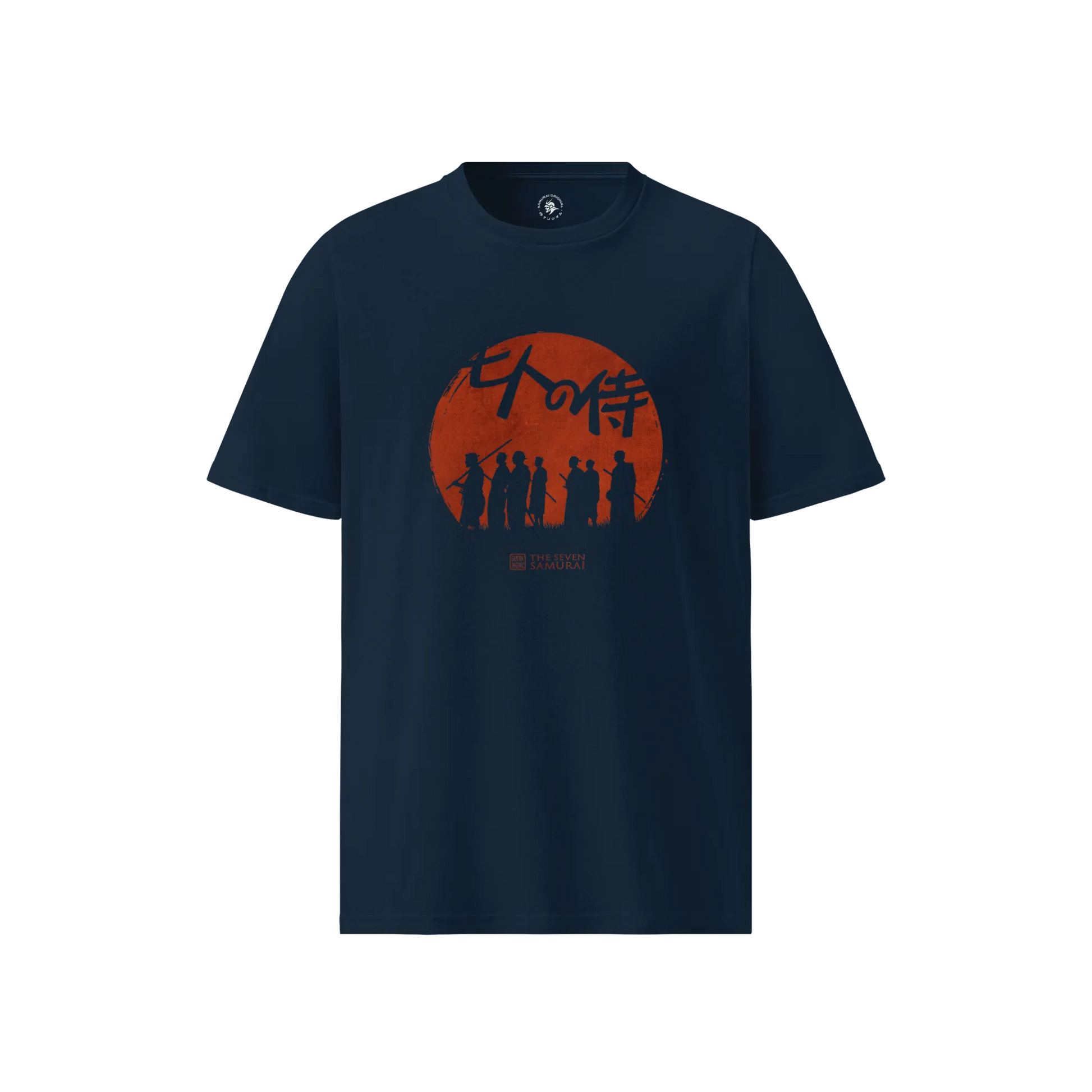 The Seven Samurai Unisex Organic T-shirt French Navy - Samurai Original