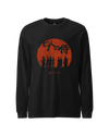 The Seven Samurai Japanese Art Unisex Long Sleeve Tee Black - Samurai Original