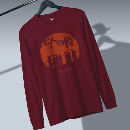 The Seven Samurai Japanese Art Unisex Long Sleeve Tee - Samurai Original