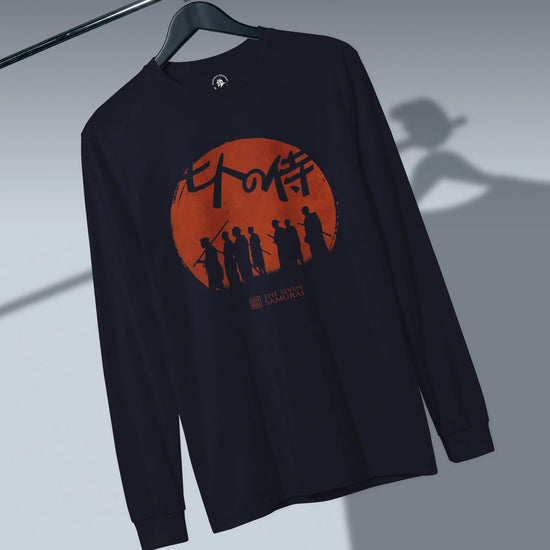 The Seven Samurai Japanese Art Unisex Long Sleeve Tee - Samurai Original