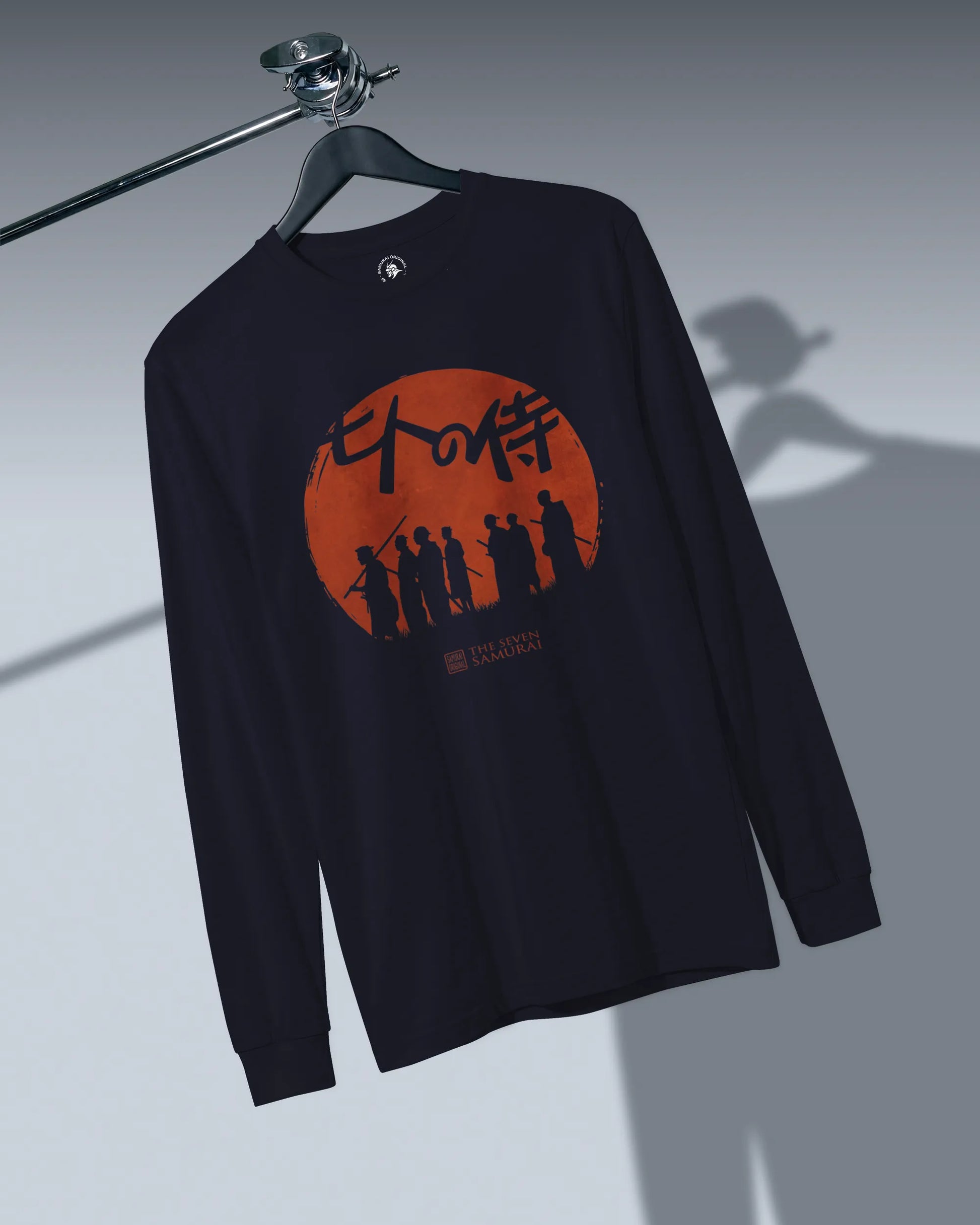 The Seven Samurai Japanese Art Unisex Long Sleeve Tee - Samurai Original