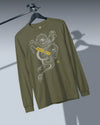 The Silver Dragon Japanese Unisex Long Sleeve Tee