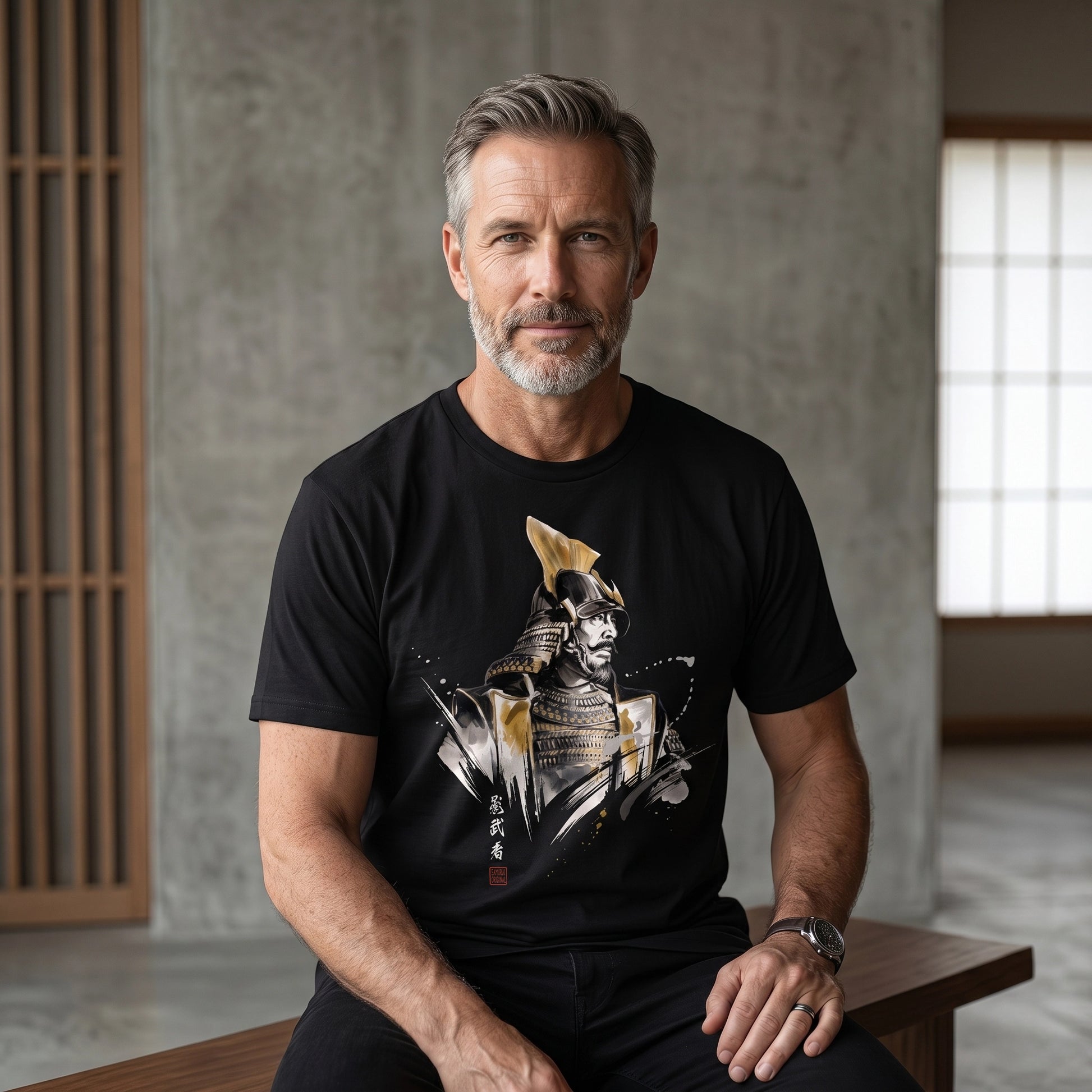 The Kagemusha Sumi-e Organic T-shirt - Samurai Original