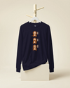 Three wise monkey Ukiyo-e Unisex Long Sleeve Tee