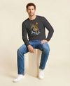Tiger Japanese Ukiyo-e Unisex Long Sleeve Tee