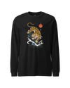 Tiger Japanese Ukiyo-e Unisex Long Sleeve Tee