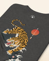 Tiger Japanese Ukiyo-e Unisex Long Sleeve Tee