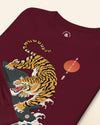 Tiger Japanese Ukiyo-e Unisex Long Sleeve Tee