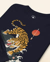 Tiger Japanese Ukiyo-e Unisex Long Sleeve Tee