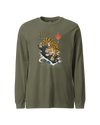 Tiger Japanese Ukiyo-e Unisex Long Sleeve Tee