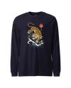 Tiger Japanese Ukiyo-e Unisex Long Sleeve Tee