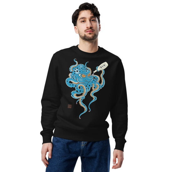 Tipsy Octopus Japanese Sake Unisex Sweatshirt - Samurai Original