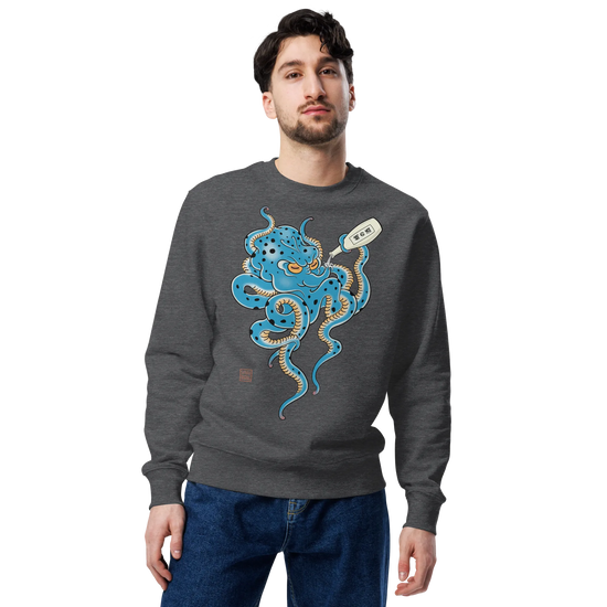 Tipsy Octopus Japanese Sake Unisex Sweatshirt - Samurai Original