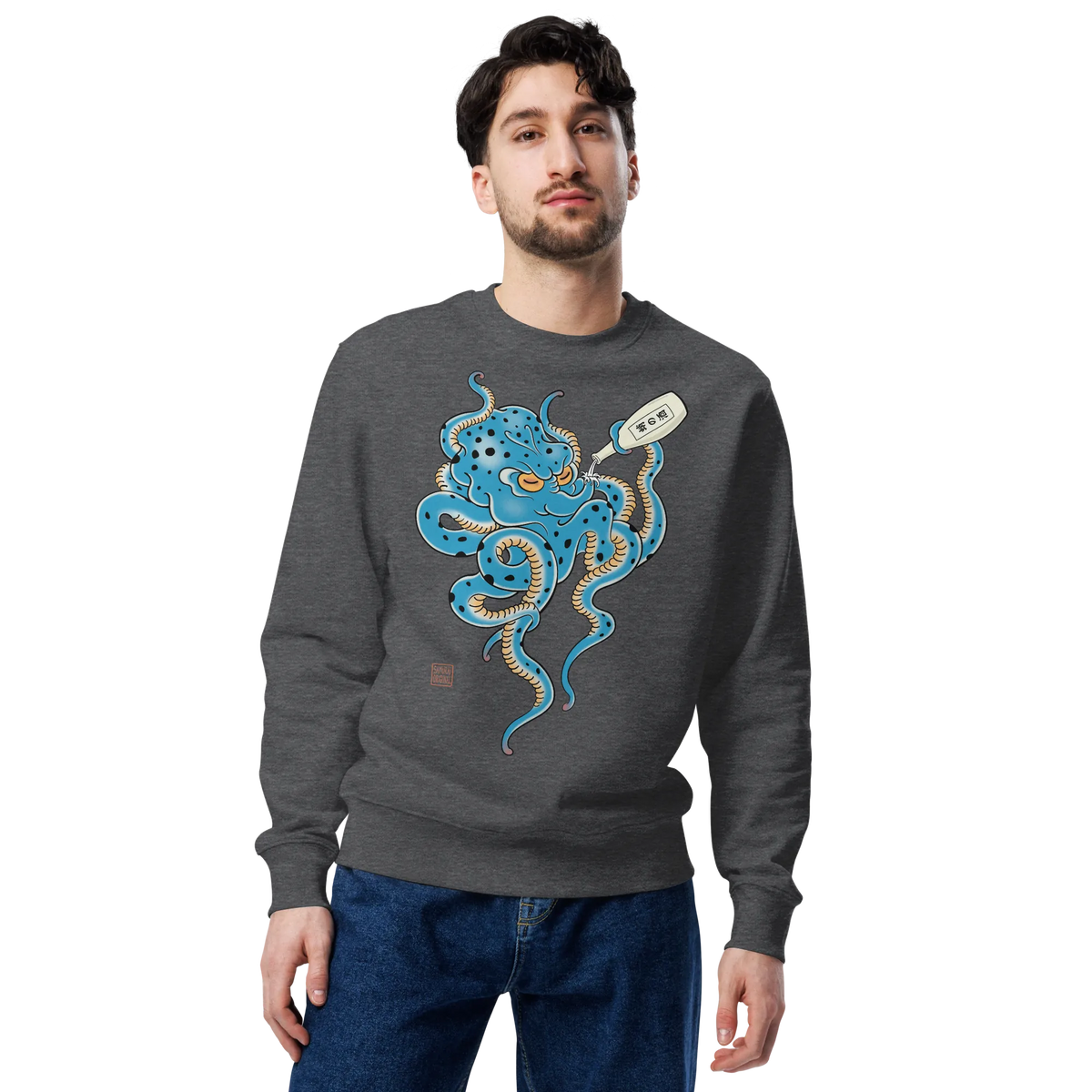 Tipsy Octopus Japanese Sake Unisex Sweatshirt - Samurai Original