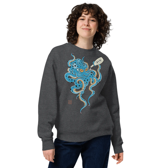 Tipsy Octopus Japanese Sake Unisex Sweatshirt - Samurai Original