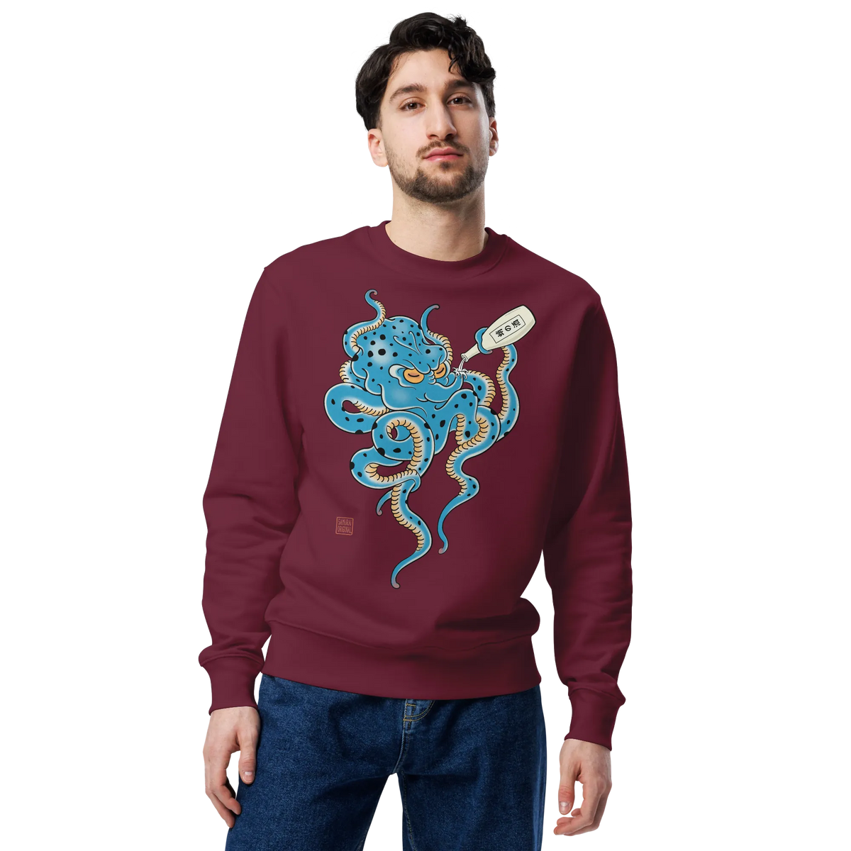 Tipsy Octopus Japanese Sake Unisex Sweatshirt - Samurai Original