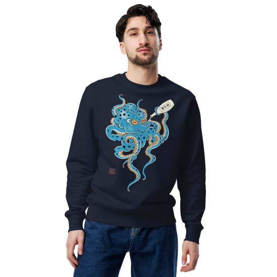 Tipsy Octopus Japanese Sake Unisex Sweatshirt - Samurai Original