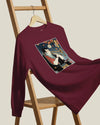 Trombone Samurai Music Ukiyo-e Unisex Long Sleeve Tee - Samurai Original