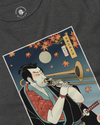 Trombone Samurai Music Ukiyo-e Unisex Long Sleeve Tee - Samurai Original