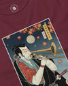 Trombone Samurai Music Ukiyo-e Unisex Long Sleeve Tee - Samurai Original