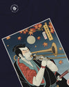 Trombone Samurai Music Ukiyo-e Unisex Long Sleeve Tee - Samurai Original