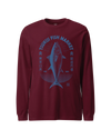 Tsukiji Tuna Market Vintage Unisex Long Sleeve Tee Maroon - Samurai Original