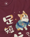 Welsh Corgi Dog Ukiyo- e Unisex Long Sleeve Tee