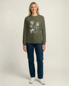 Welsh Corgi Dog Ukiyo- e Unisex Long Sleeve Tee