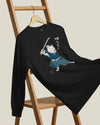 Westie Samurai Japanese Ukiyo-e Unisex Long Sleeve Tee - Samurai Original