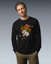 Wolf Samurai Japanese Ukiyo-e Unisex Long Sleeve Tee - Samurai Original