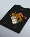 Wolf Samurai Japanese Ukiyo-e Unisex Long Sleeve Tee - Samurai Original