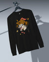 Wolf Samurai Japanese Ukiyo-e Unisex Long Sleeve Tee - Samurai Original