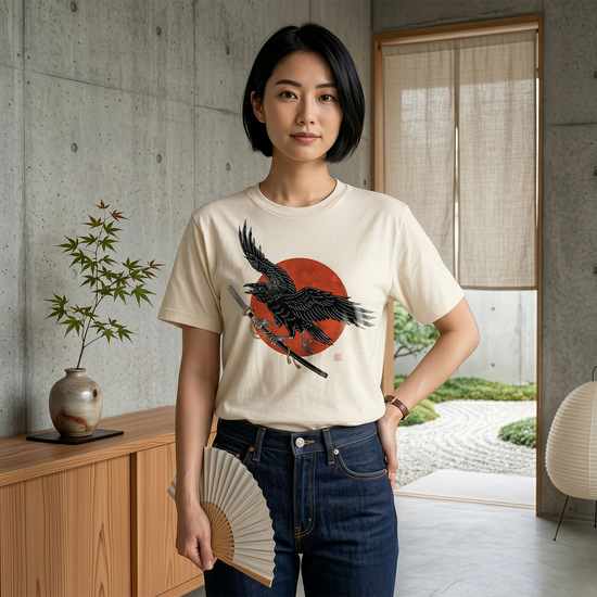 Ronin Raven Classic T-shirt - Samurai Original