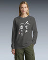 You only live once Japanese Calligraphy Unisex Long Sleeve Tee - Samurai Original