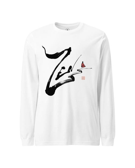 Zen Calligraphy Unisex Long Sleeve Tee