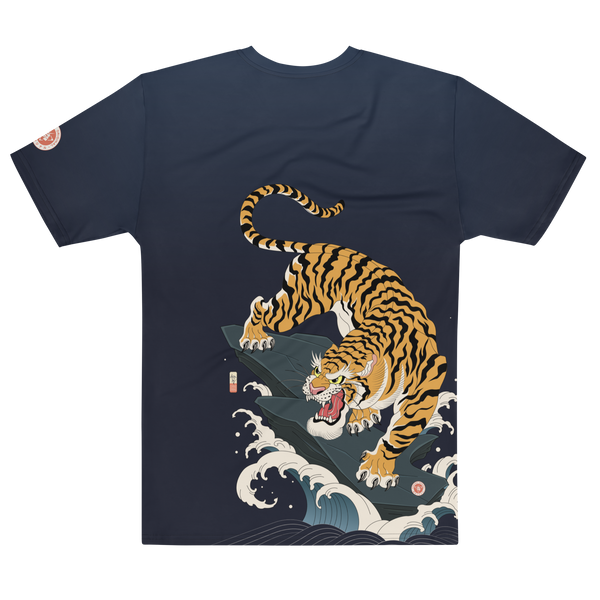 Tiger Japanese Ukiyo-e All-over Print Men's T-shirt