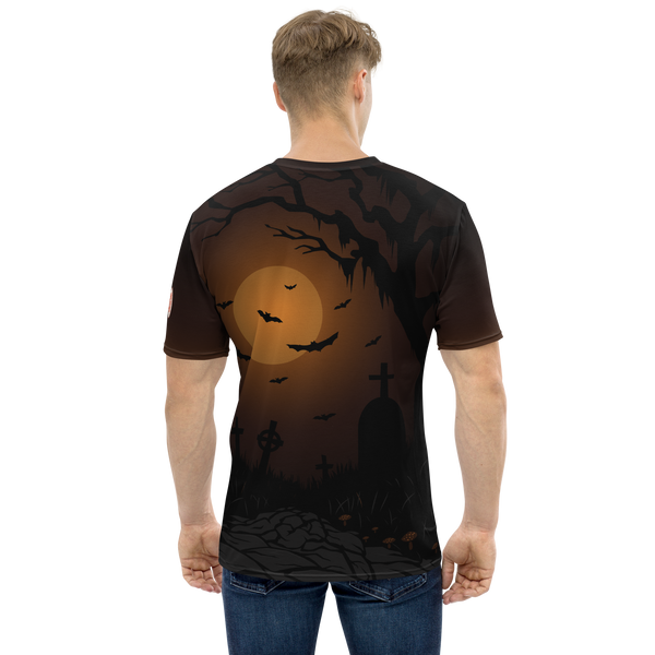Halloween Horror Ghost Japanese Ukiyo-e All-over Print Men's T-shirt - Samurai Original