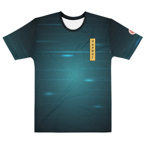Samurai Programmer 4 Code Developer Ukiyo-e All-over Print Men's T-shirt - Samurai Original
