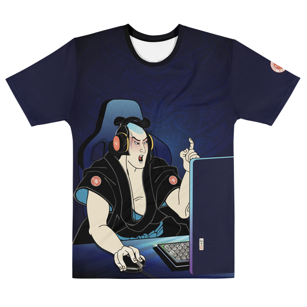 Samurai Gamer 2 Streamer Ukiyo-e All-over Print Men's T-shirt