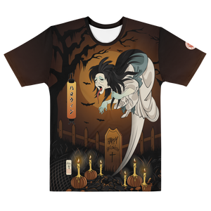 Halloween Horror Ghost Japanese Ukiyo-e All-over Print Men's T-shirt - Samurai Original