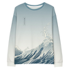 The great wave of Ukiyo-e art  Unisex cotton sweatshirt