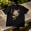 Bakeneko Demon Cat Japanese Organic T-shirt