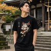 Bakeneko Demon Cat Japanese Organic T-shirt