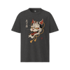 Bakeneko Demon Cat Japanese Organic T-shirt