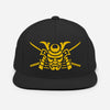Samurai Mask Snapback Hat Black - Samurai Original